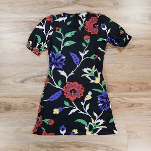 🔸️Nieves Lavi Black Floral Silk Lightweight Dress Size 2